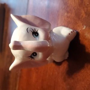 Adorable glass elephant figurine